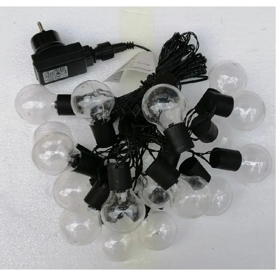 Foto van Partylight buiten 20 lichts 10m lamp 5,5cm groot multi colour