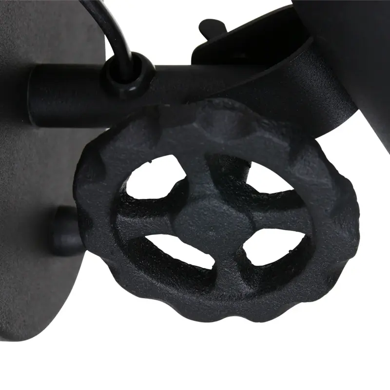 Foto 3 Wandlamp Dolphin 1323ZW Zwart Dolphin 1323ZW