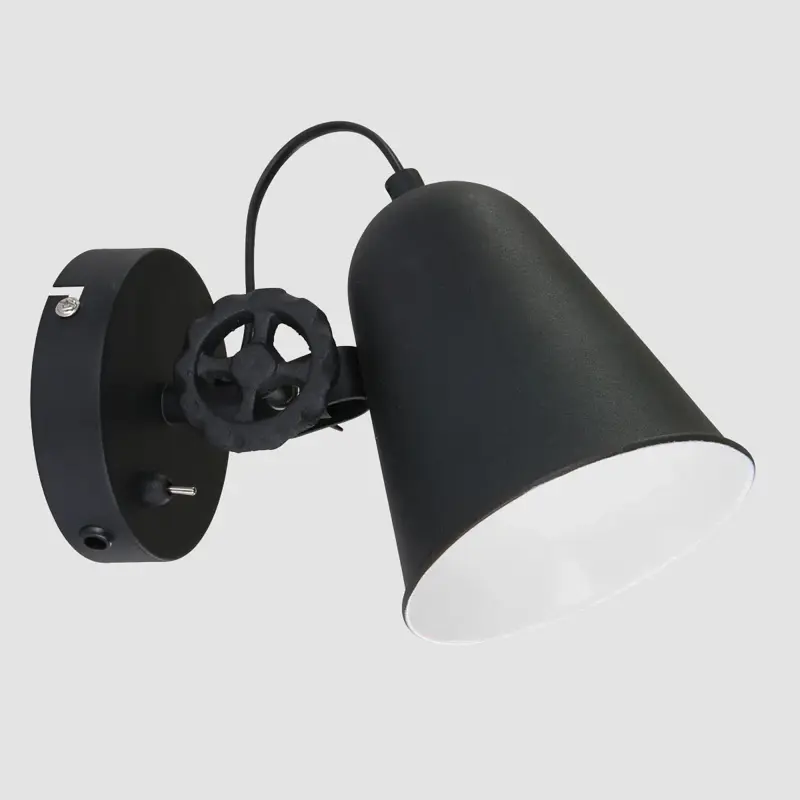 Foto 9 Wandlamp Dolphin 1323ZW Zwart Dolphin 1323ZW