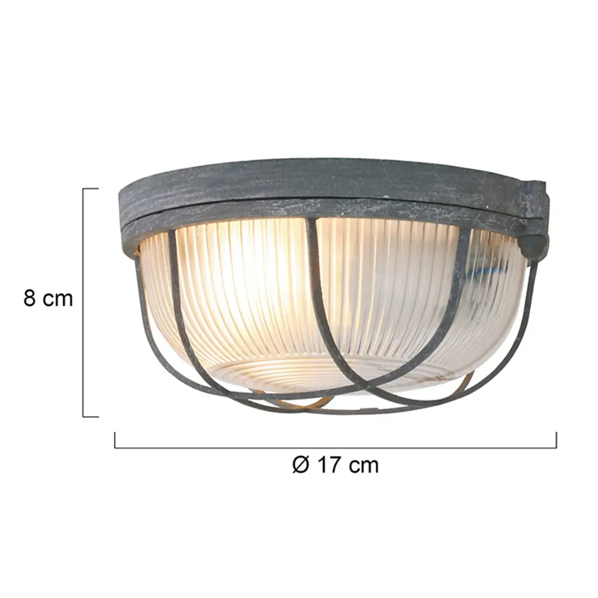 Foto 4 Plafondlamp Lisanne 1342GR Grijs Lisanne 1342GR