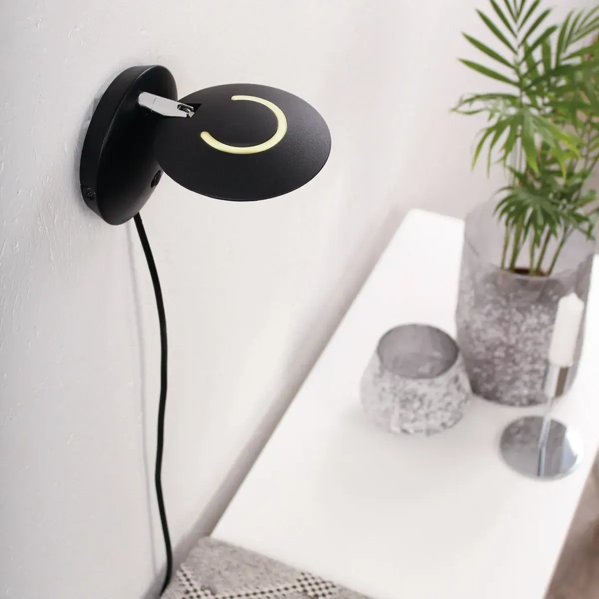 Foto 2 Wandlamp Zenith LED 1442ZW Zwart Zenith LED 1442ZW