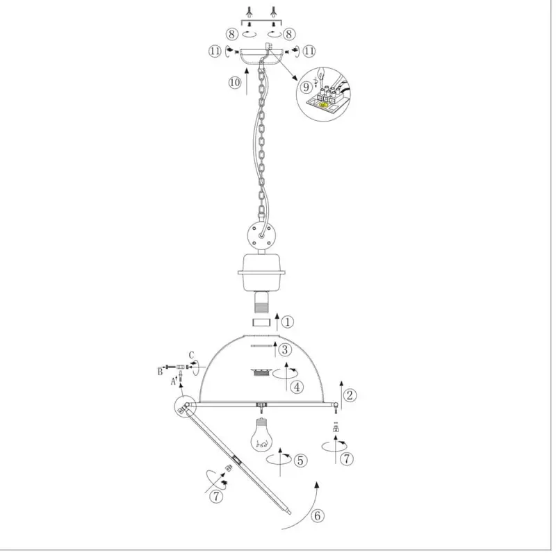 Foto 9 Hanglamp Bikkel 1452GR Grijs Bikkel 1452GR