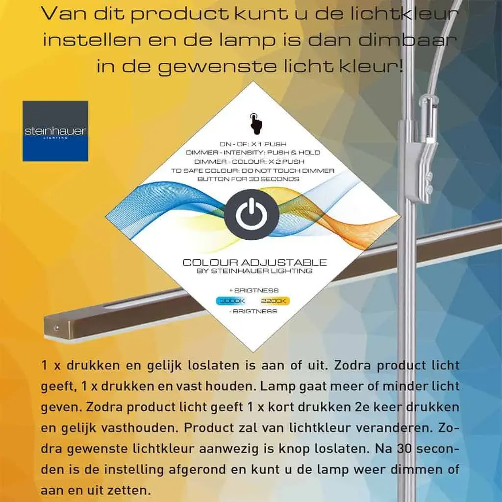 Foto 10 Hanglamp Zelena 1482ST Staal Zelena LED 1482ST