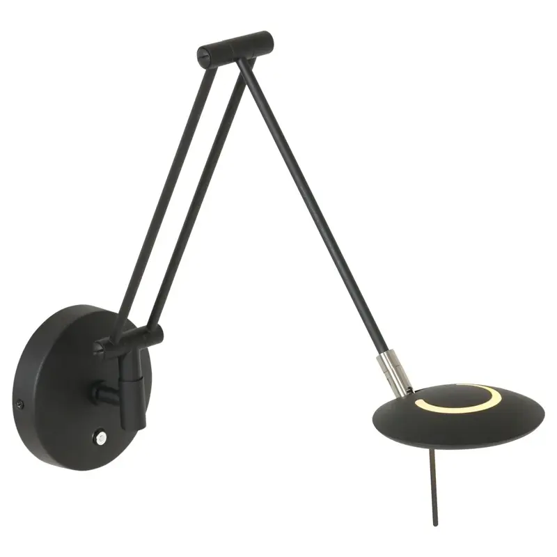 Foto 1 Wandlamp Zodiac 2110ZW Zwart Zodiac LED 2110ZW