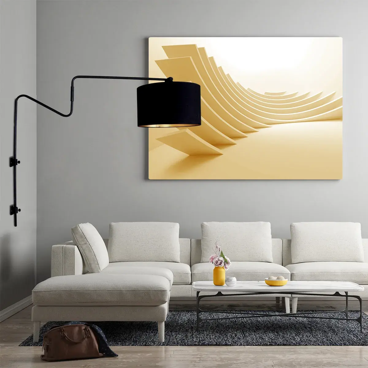 Foto 3 Wandlamp Linstrøm 2131ZW Zwart Linstrom 2131ZW