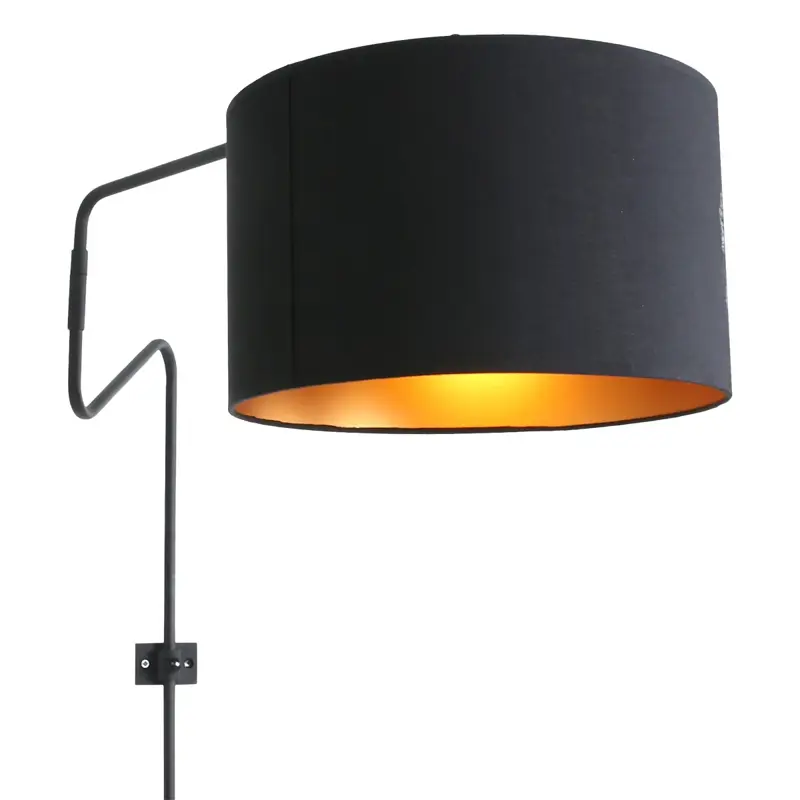 Foto 4 Wandlamp Linstrøm 2131ZW Zwart Linstrom 2131ZW