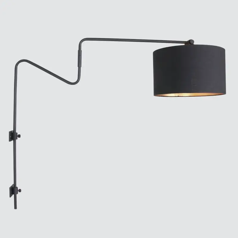 Foto 10 Wandlamp Linstrøm 2131ZW Zwart Linstrom 2131ZW