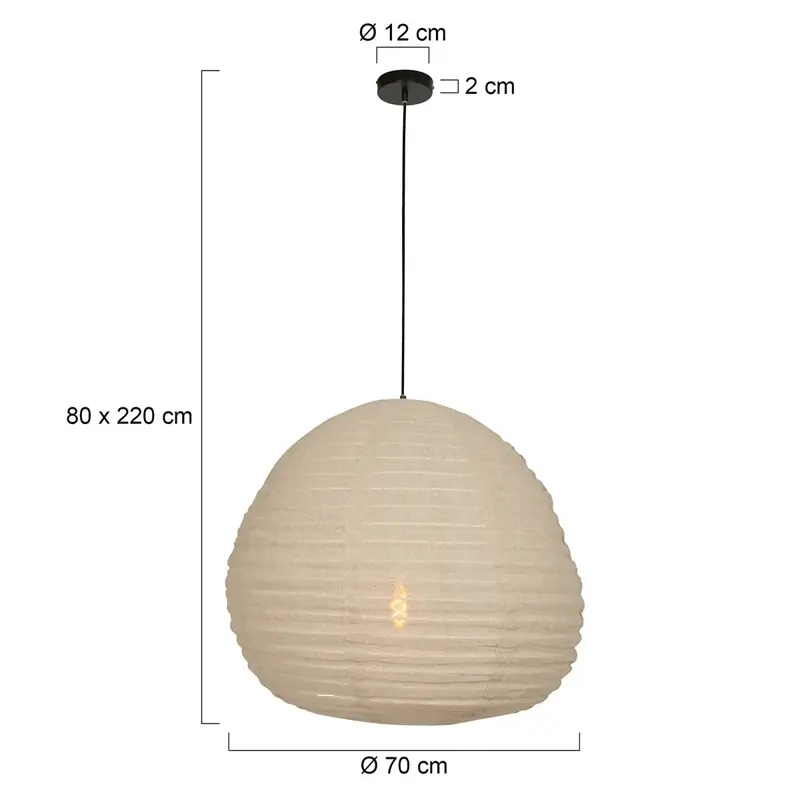 Foto 5 Hanglamp Bangalore 2136B Bruin Bangalore 2136B