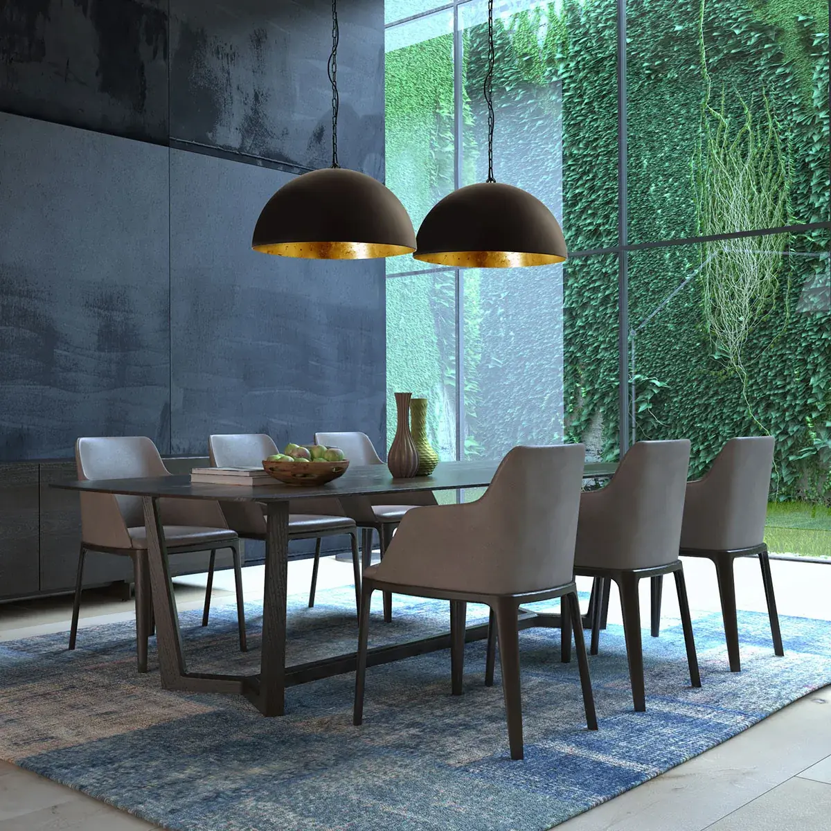 Foto 2 Hanglamp Semicirkel 2556ZW Zwart Semicirkel 2556ZW