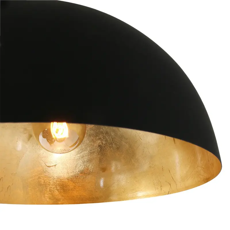 Foto 4 Hanglamp Semicirkel 2556ZW Zwart Semicirkel 2556ZW