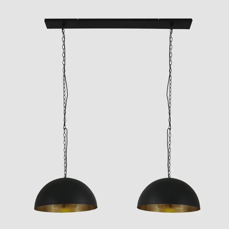 Foto 9 Hanglamp Semicirkel 2556ZW Zwart Semicirkel 2556ZW