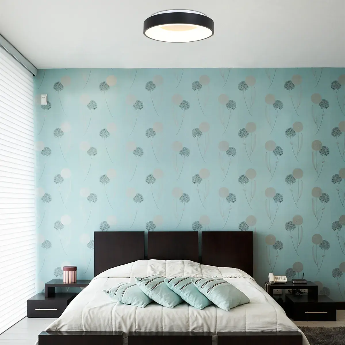 Foto 2 Plafondlamp RInglede 2563ZW Zwart Ø48cm Ringlede 2563ZW