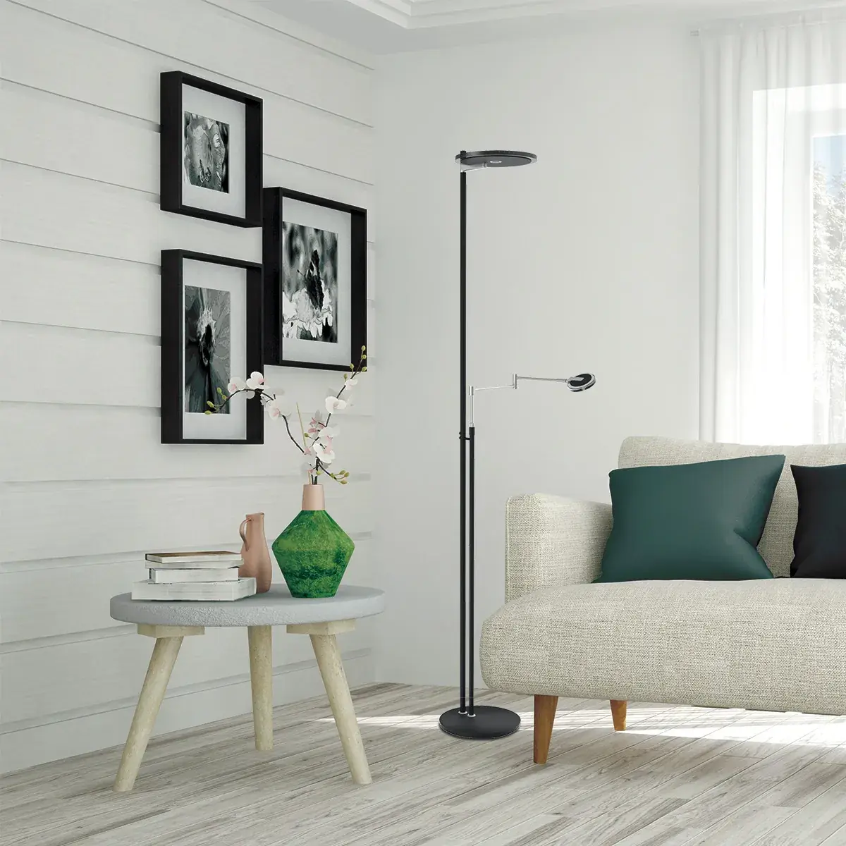 Foto 13 Vloerlamp Turound 2663ZW Zwart Turound 2663ZW