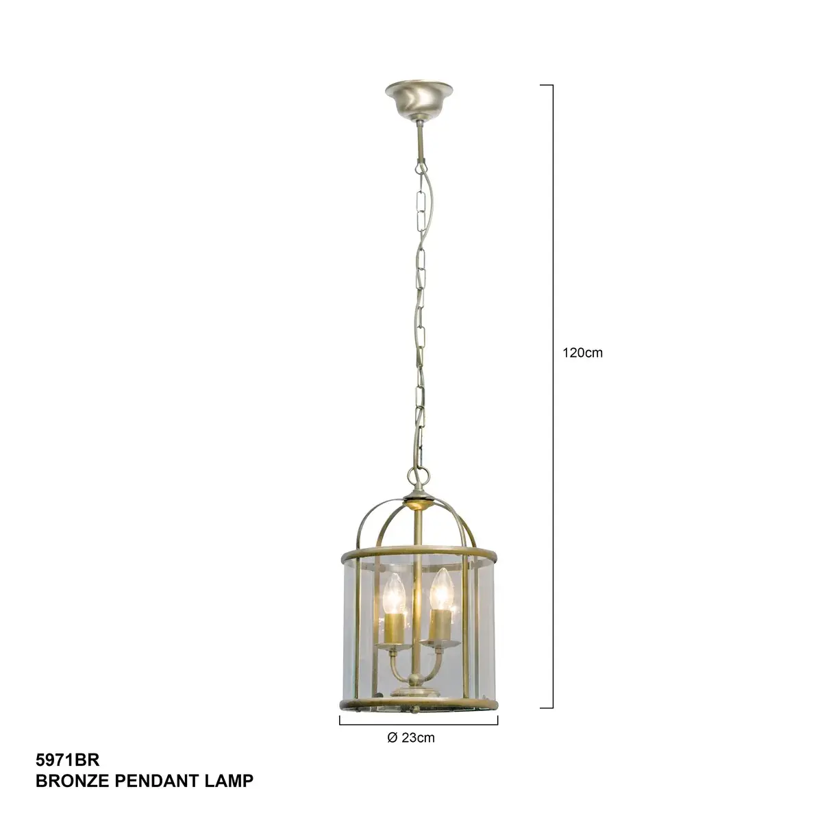 Foto 6 Hanglamp Pimpernel 5971BR Brons Pimpernel 5971BR