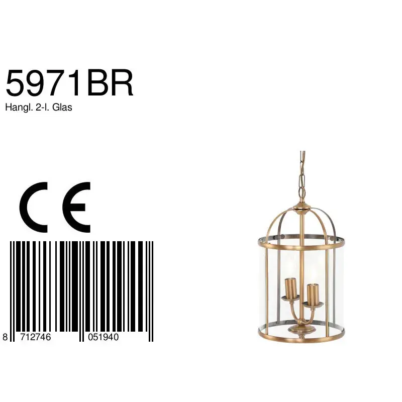 Foto 7 Hanglamp Pimpernel 5971BR Brons Pimpernel 5971BR