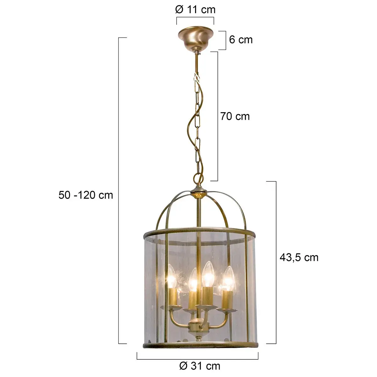 Foto 7 Hanglamp Pimpernel 5972BR Brons Pimpernel 5972BR