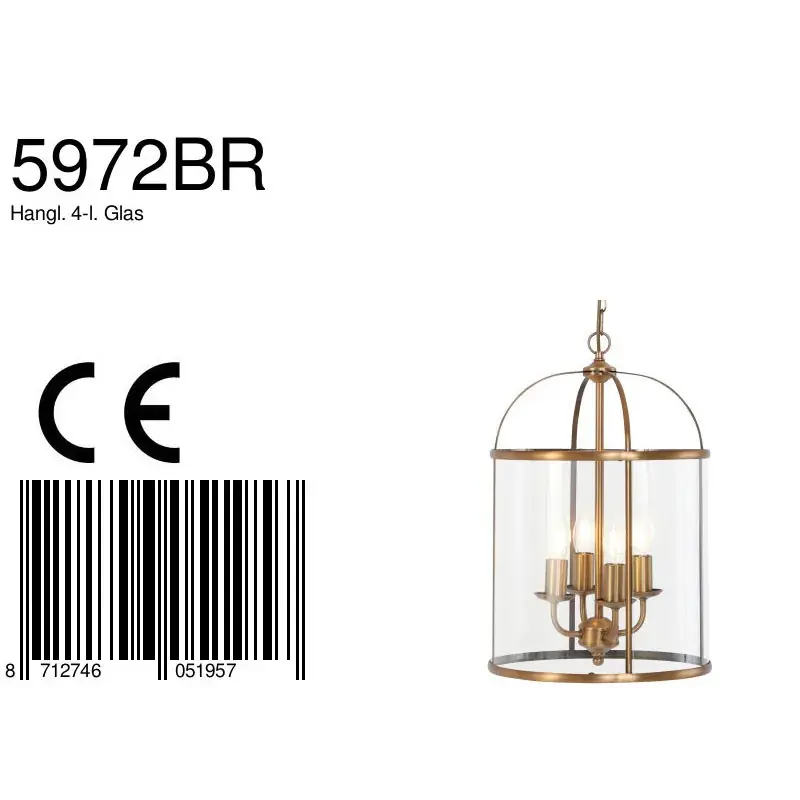 Foto 8 Hanglamp Pimpernel 5972BR Brons Pimpernel 5972BR