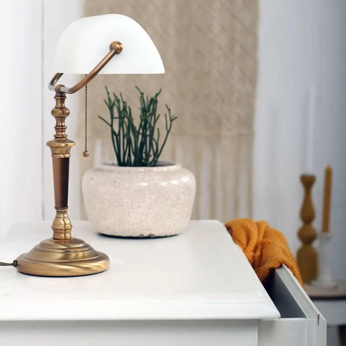 Foto 2 Tafellamp Ancilla 6186BR Brons Ancilla 6186BR