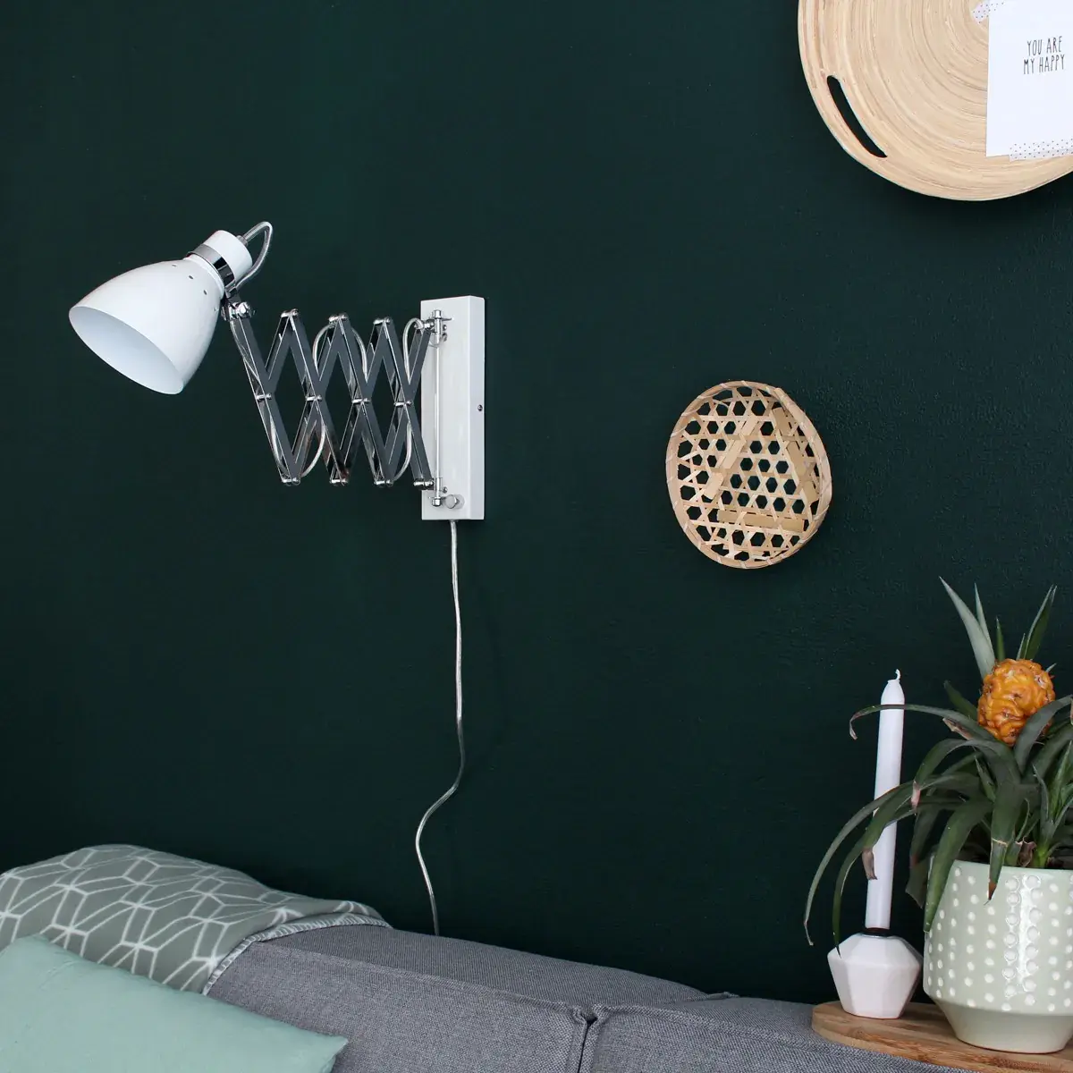 Foto 3 Wandlamp Spring 6290W Wit Spring 6290W