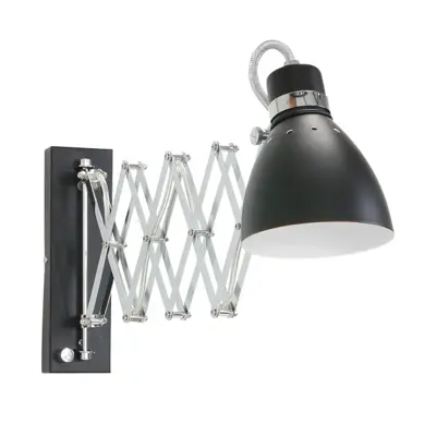 Foto van Wandlamp Spring 6290ZW Zwart Spring 6290ZW