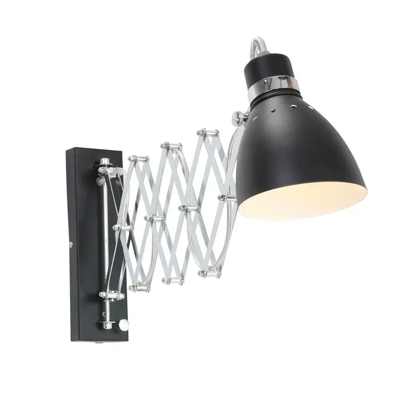 Foto 10 Wandlamp Spring 6290ZW Zwart Spring 6290ZW