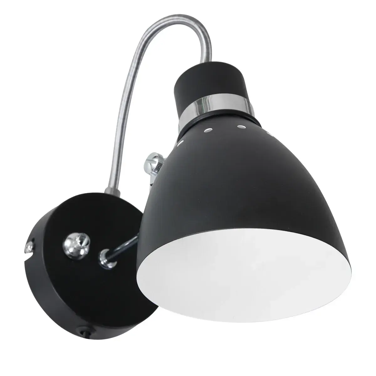 Foto van Wandlamp Davin 7657ZW Zwart Davin 7657ZW