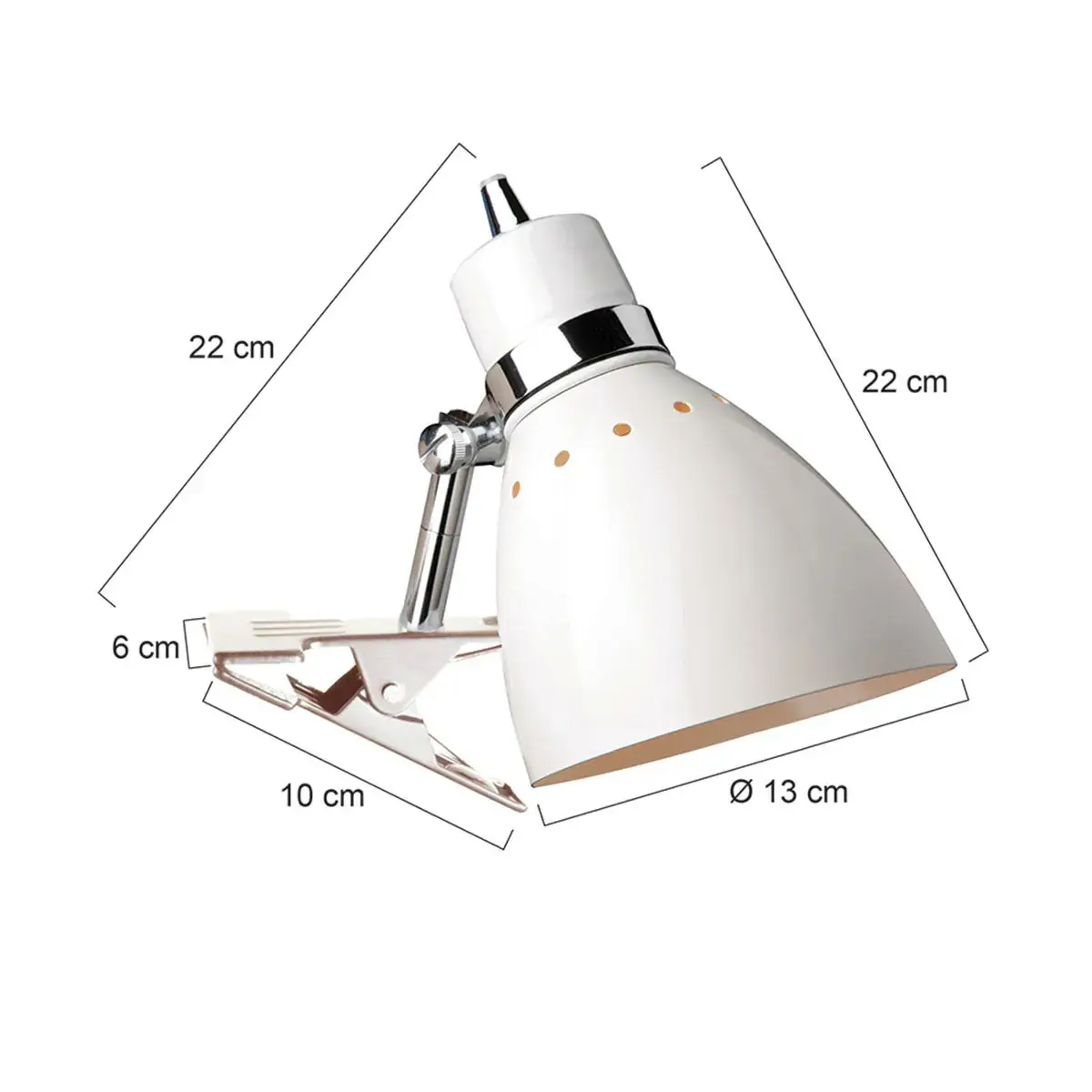 Foto 6 Knijpspot Spring 6827W Wit Spring 6827W