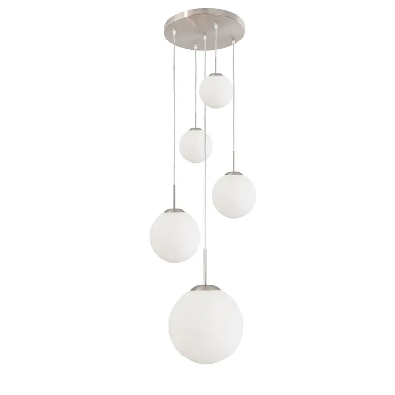 Foto 1 Plafondlamp Bollique 7376ST Staal Bollique 7376ST