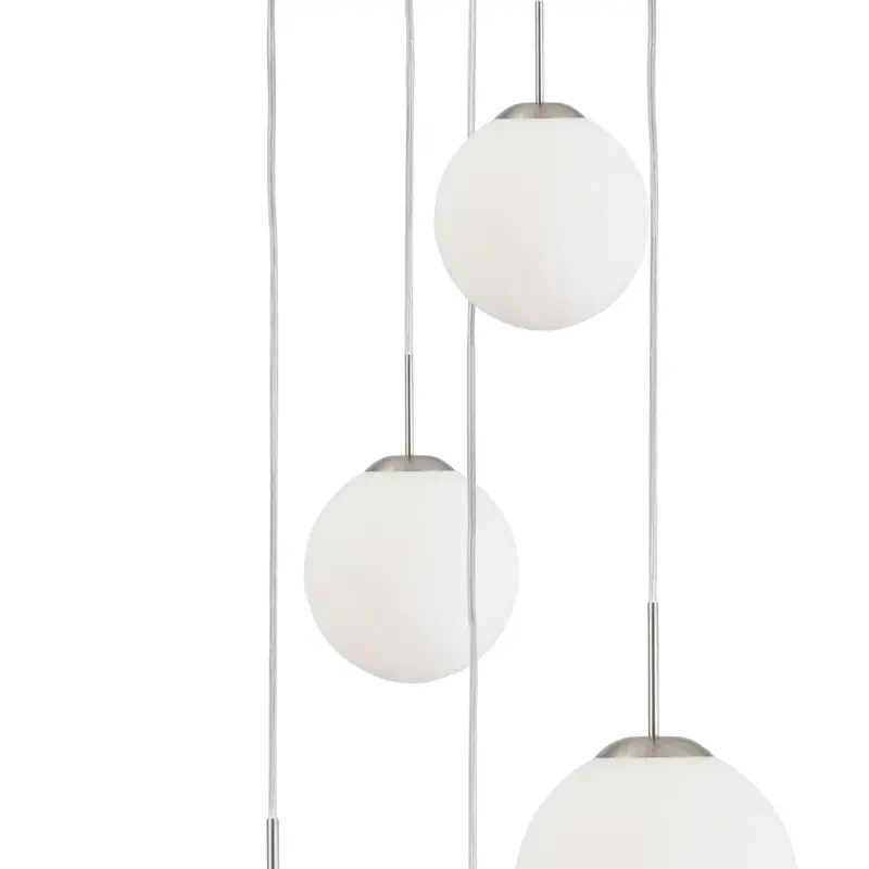 Foto 4 Plafondlamp Bollique 7376ST Staal Bollique 7376ST