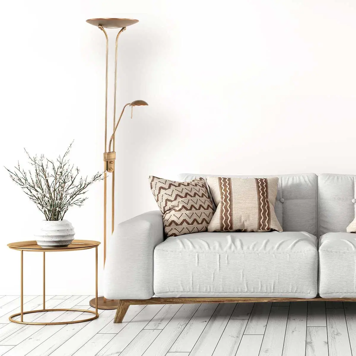 Foto 3 Vloerlamp Biron 7500BR Brons Biron 7500BR