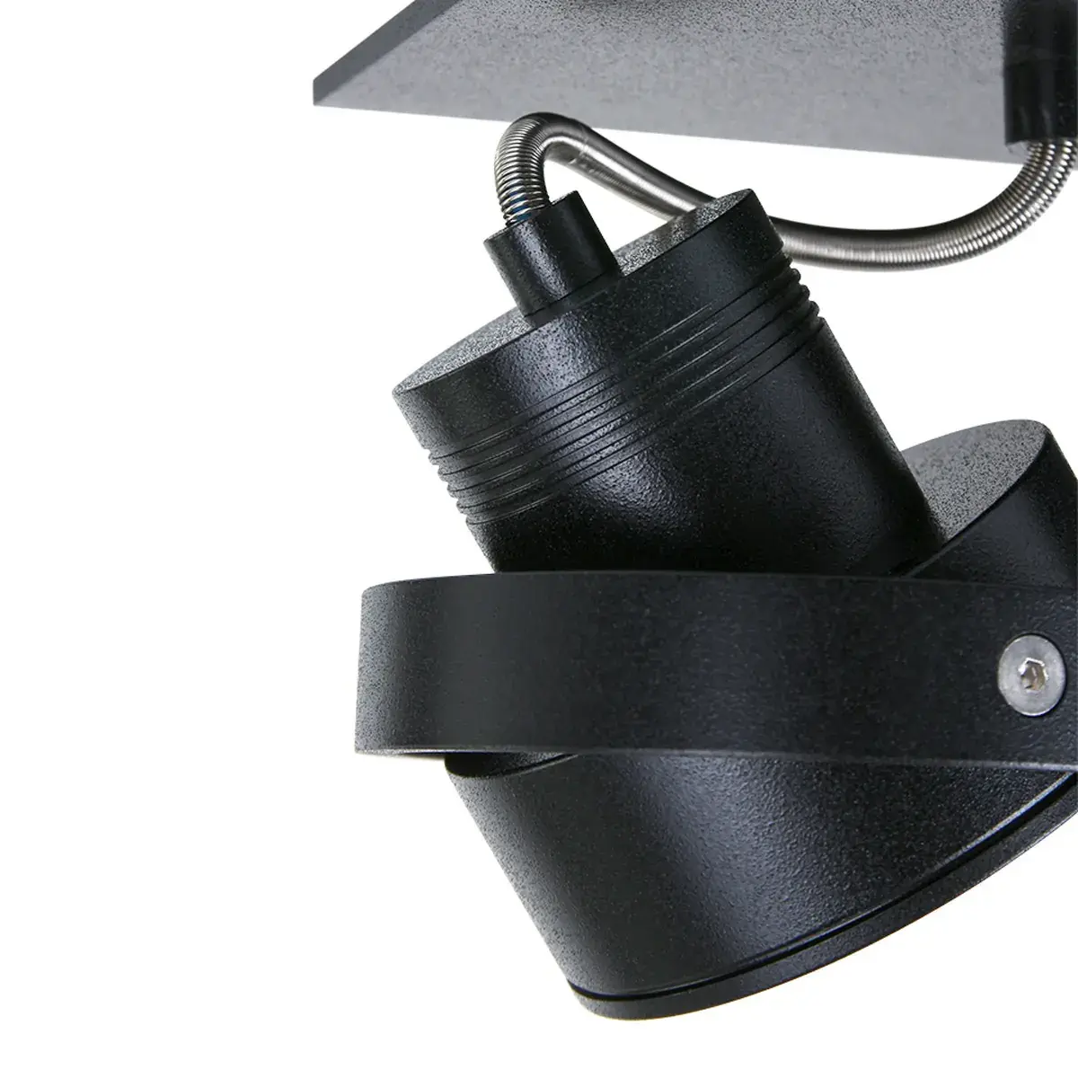 Foto 2 Plafondspot Quatro 7551ZW Zwart Quatro 7551ZW