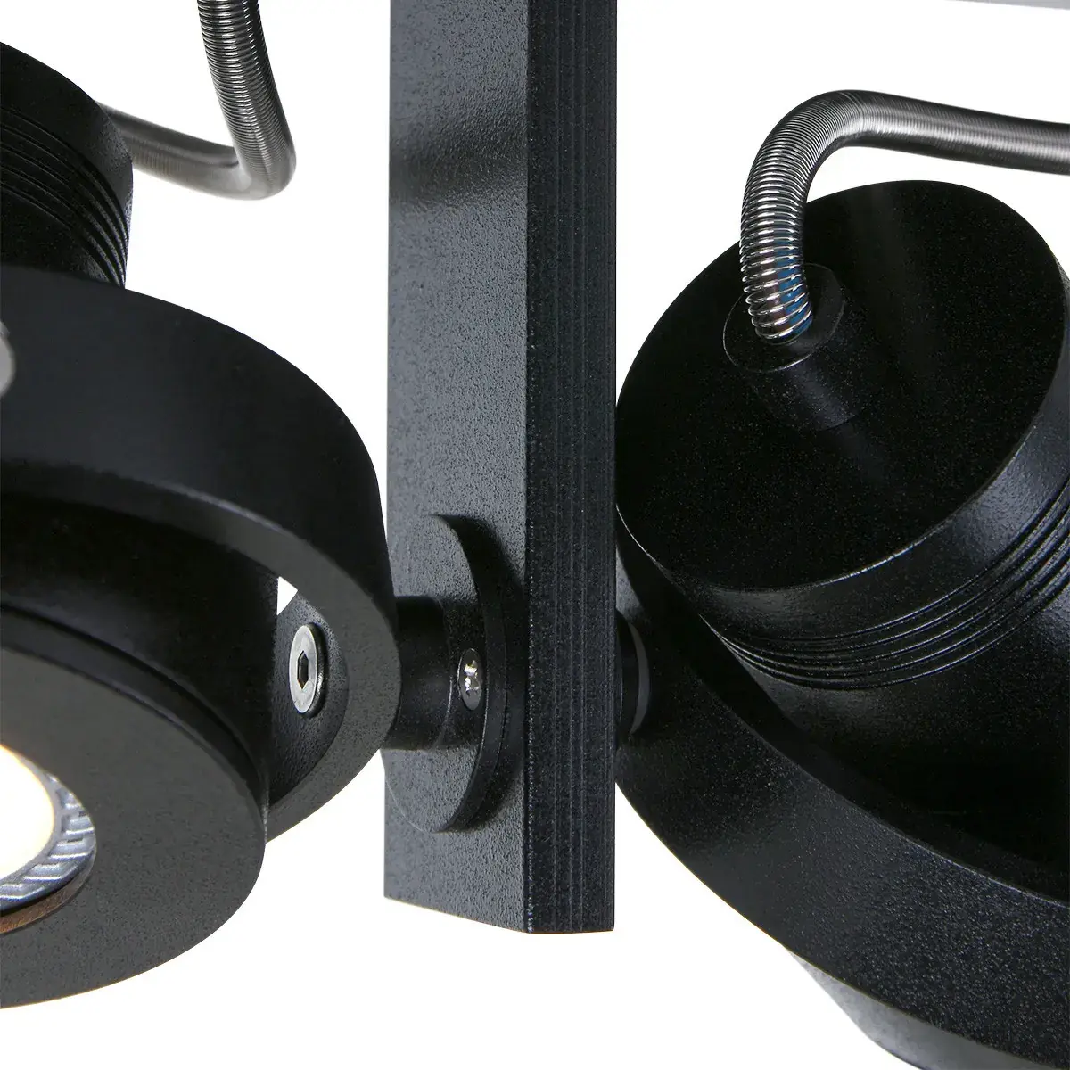 Foto 3 Plafondspot Quatro 7551ZW Zwart Quatro 7551ZW