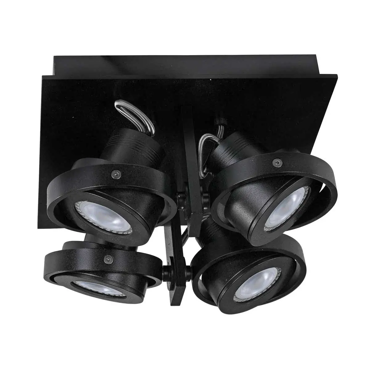 Foto van Plafondspot Carré 7997ZW Zwart Carree 7997ZW