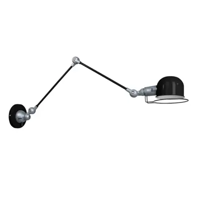 Foto van Wandlamp Davin 7656ZW Zwart Davin 7656ZW