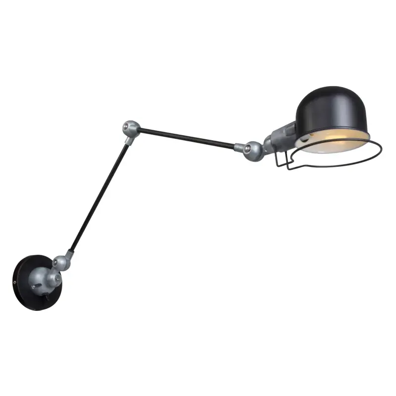 Foto 12 Wandlamp Davin 7656ZW Zwart Davin 7656ZW