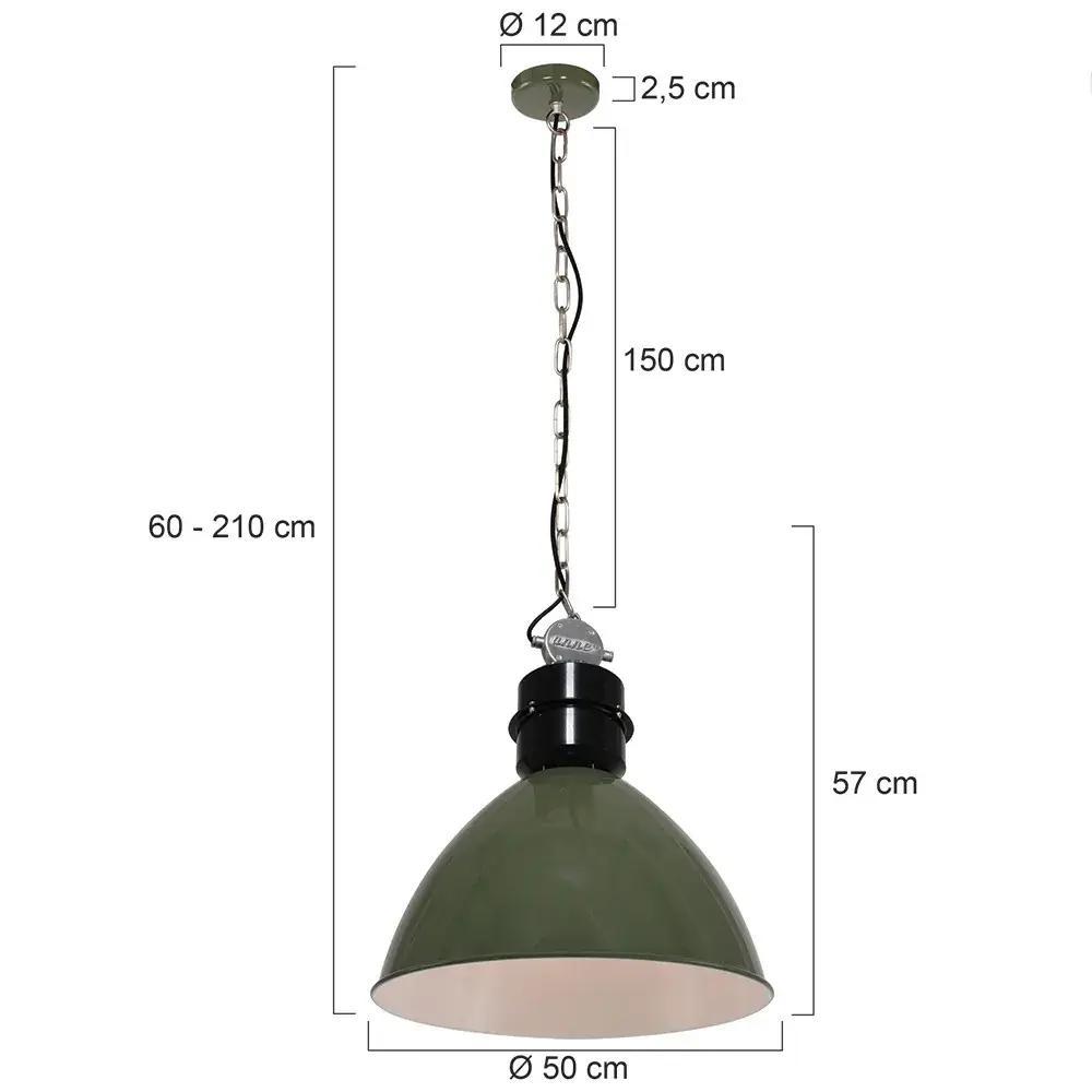 Foto 6 Hanglamp Frisk 7696G Groen Frisk 7696G