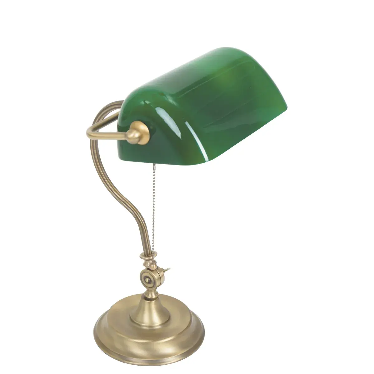 Foto van bankierslamp Tafellamp Ancilla 6185BR Brons