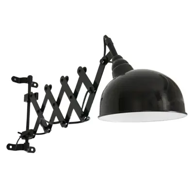 Foto van Wandlamp Yorkshire 7774 Zwart Yorkshire 7774ZW
