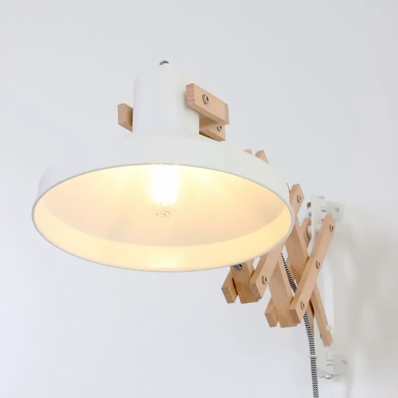 Foto 11 Schaarlamp Woody 7900BE Wit Woody 7900BE