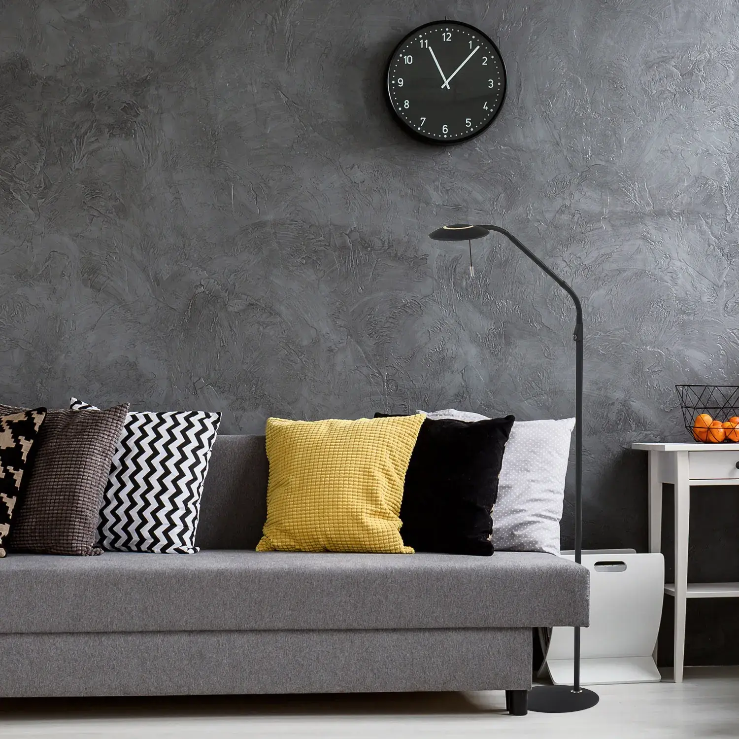 Foto 11 Vloerlamp Zenith 7910ZW Zwart Zenith LED 7910ZW