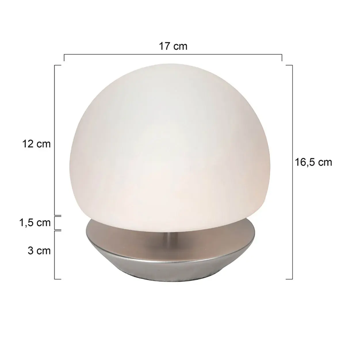 Foto 7 Tafellamp Ancilla 7932ST Staal Ancilla 7932ST