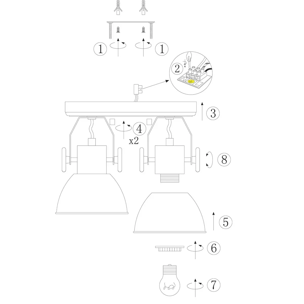 Foto 6 7969A  Spot 2-L. E27 *M*