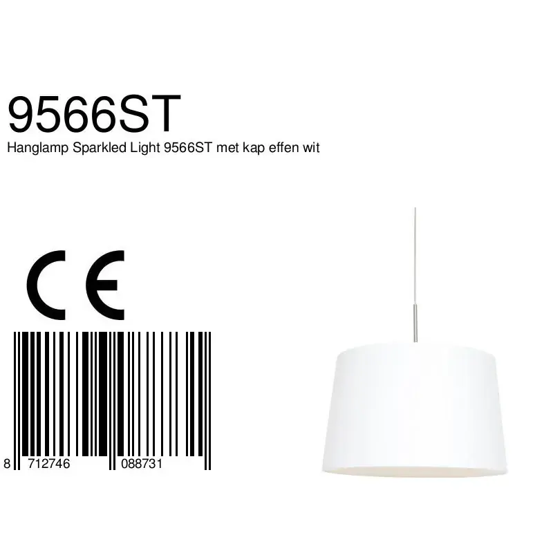 Foto 6 Hanglamp Sparkled Light 3602ST+K1066PS Staal-Sizoflor Zilver Sparkled Light 9566ST