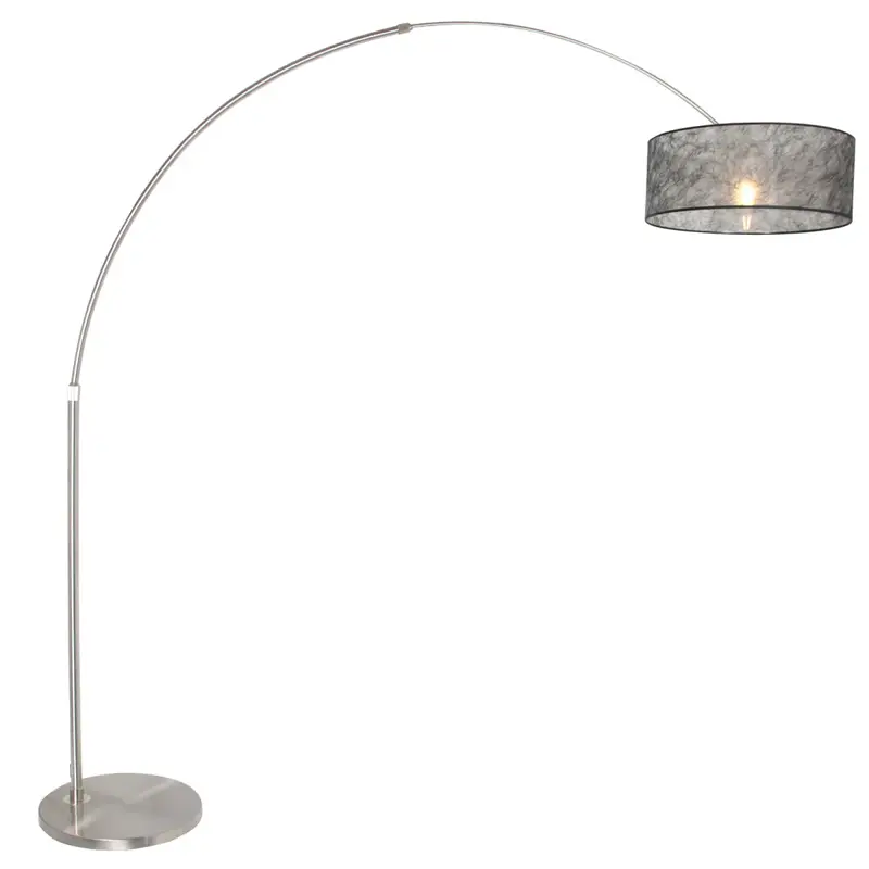 Foto 1 Vloerlamp Sparkled Light 7268ST-K1066NS Staal-Sizoflor Zwart Sparkled Light 9681ST