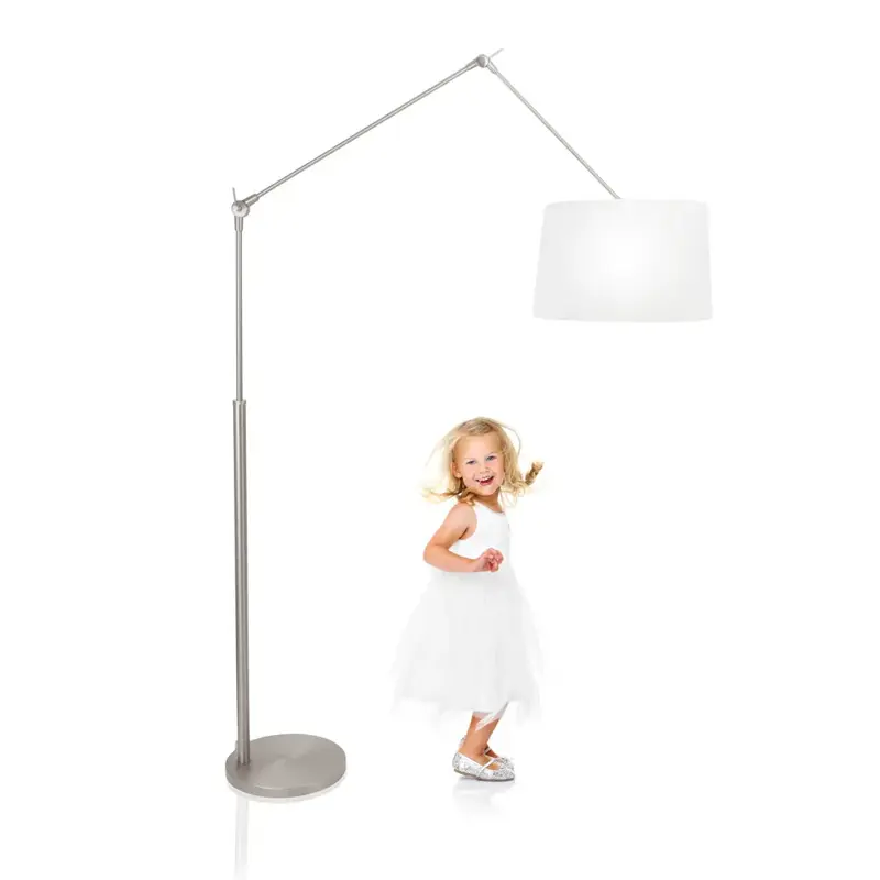 Foto 2 Vloerlamp Prestige Chic 7395ST+K10012S Staal-Wit Chintz Prestige Chic 9718ST