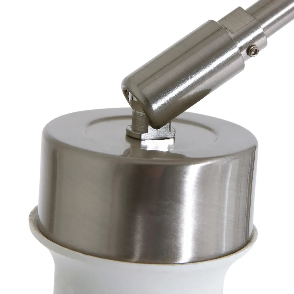 Foto 4 Vloerlamp Prestige Chic 7395ST+K1001QS Staal-Wit Linnen Prestige Chic 9719ST