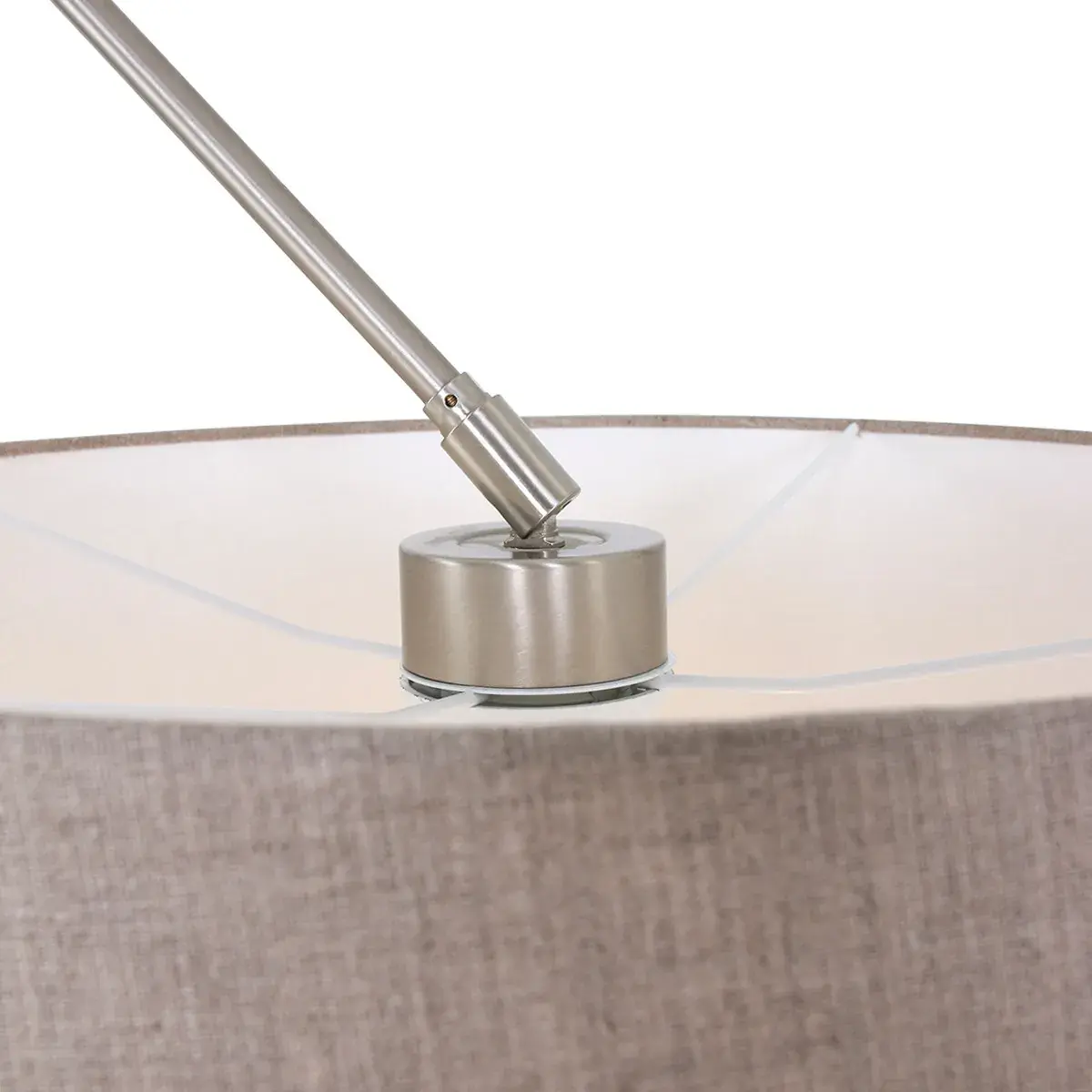 Foto 13 Vloerlamp Prestige Chic 7395ST+K1001RS Staal-Grijs Linnen Prestige Chic 9720ST