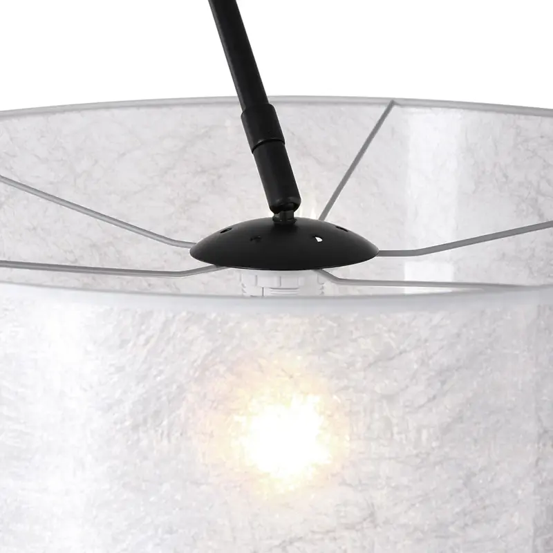 Foto 11 Vloerlamp Sparkled Light 7268ZW+K1066PS Zwart-Sizoflor Zilver Sparkled Light 9833ZW