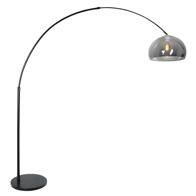 Foto 1 Vloerlamp Sparkled Light 7268ZW+K11130S Zwart-Grijs Kunststof Sparkled Light 9878ZW