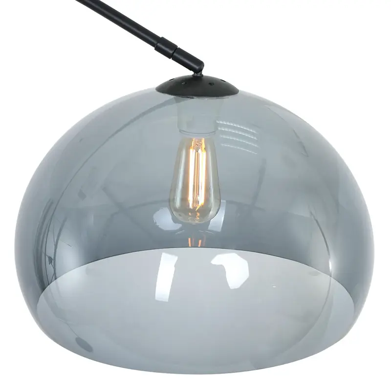 Foto 11 Vloerlamp Sparkled Light 7268ZW+K11130S Zwart-Grijs Kunststof Sparkled Light 9878ZW